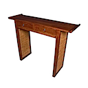 53578 - CHINESE HIGH CONSOLE RATTAN 2 Drawers