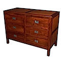 53750 - COMMODE 110cm 6 Drawers