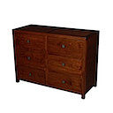 53953 - COMMODE 6 Drawers