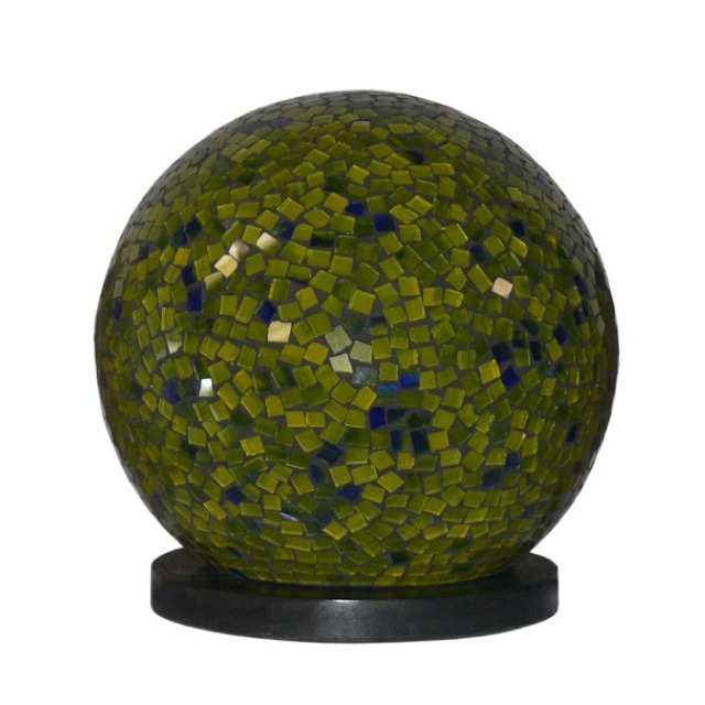 80434 Lamp Ball Green Blue Dot (D. 25 cm)
