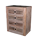 80646NV - LOW COMMODE 4 Drawers