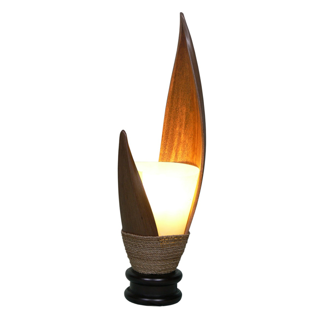 81205B Lamp Coconut Brown (14x18x50 cm)