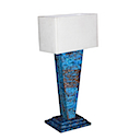 81307 - LAMP MOSAIC BLUE