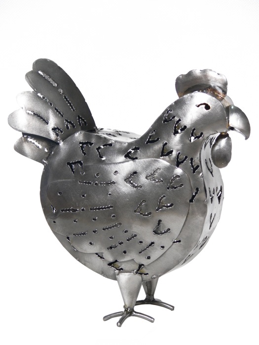 81891 Candle Holder Hen (19x8x20 cm)