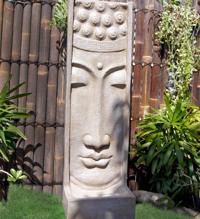 83059MONO-Buddha-Long-Face-Water-Fountain