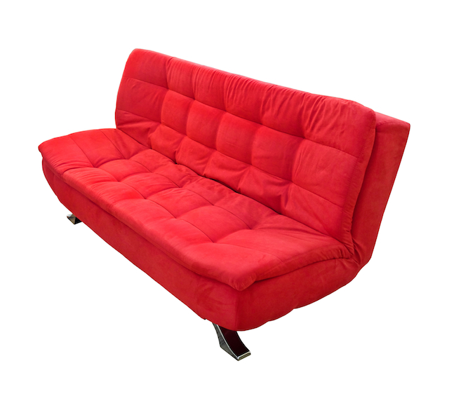 AJ1027R Click Clack Sofa Bed Red 183x118x95cm