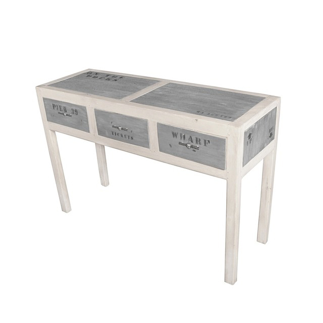 DOA119N Console Table 3 Drawers 120x40x80cm