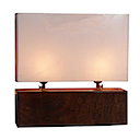 HLB05 - LAMP DOUBLE BROWN