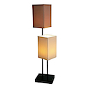 HLC10 - STAND 2 LAMPS CLASSIC FABRIC