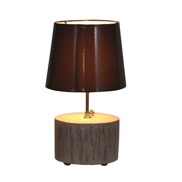 HLD14 Champagne Lamp Round Bedside (D. 25x55 cm)