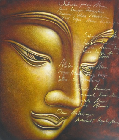 HPC245 Buddha Face (100x120 cm)