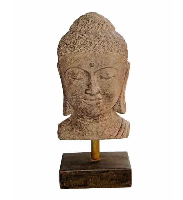 HSS15-Buddha-Head-Statue-on-Stand
