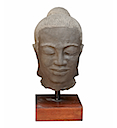 HSS36 - WOMAN HEAD STATUE ON STAND