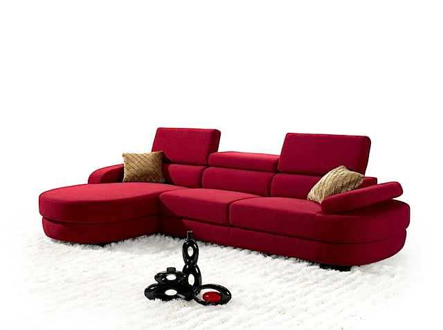 MB-1020 Sofa Right & Left Angle Red Fabric (Sofa Bed Fabric)