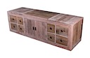 TV BUFFET 165cm 8 DRAWERS 2 DOORS