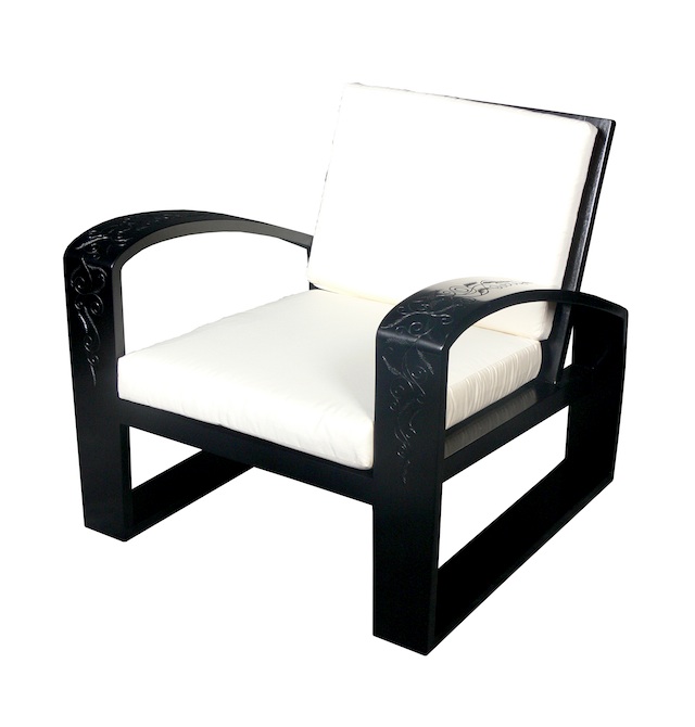 81121AM Armchair Black