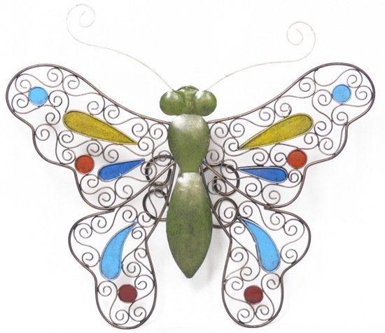 81900A Candle Holder Butterfly (53x12x46 cm)