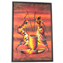81965 - AFRICAN PAINTING ON WOOD