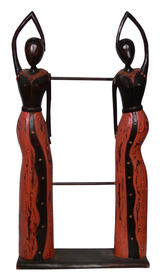  81988 Tie Display African Lady (53x15x100 cm)