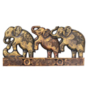 82050 - ELEPHANT WOODEN PANEL