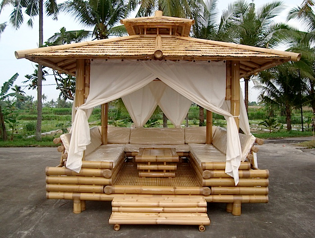 83218 Bamboo Gazebo 300x300cm