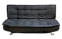 AJ1027BB - CLICK CLACK SOFA BED (Blue-Black)