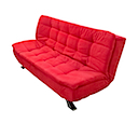 AJ1027R - CLICK CLACK SOFA BED (Red)