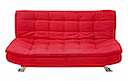 AJ1027R - CLICK CLACK SOFA BED (Red)