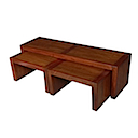 ALM004 - SET OF COFFEE TABLES 140x40