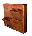 ALM124 - SHOE CABINET LONG 2 Drawers