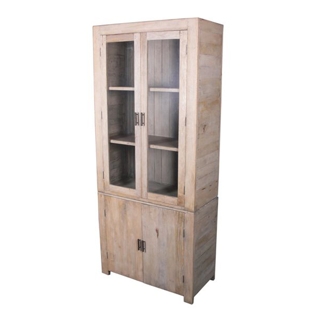 CHA54+CHA55 Buffet Vitrine 95x45x220cm