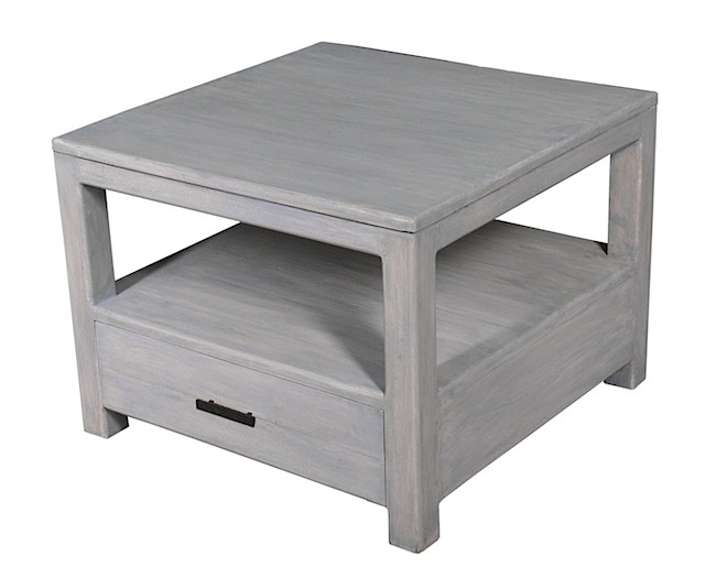 CNC50G Coffee Table 60x60cm 1 Drawer