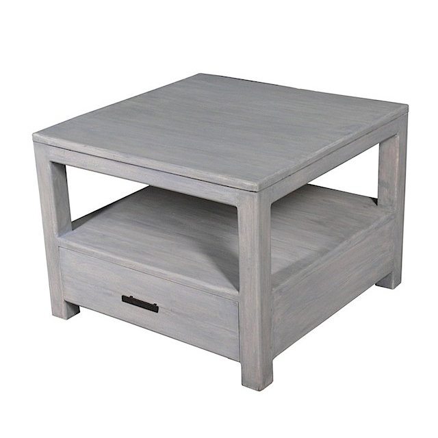 CNC50G Coffee Table 60x60cm 1 Drawer