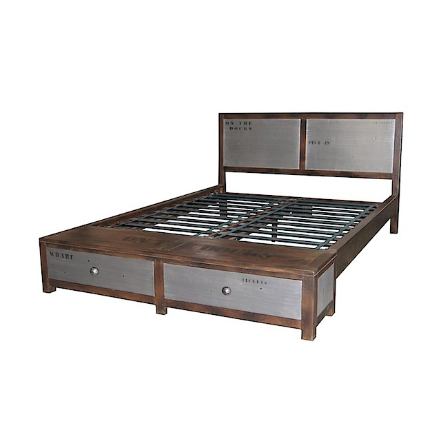 DOA147N Bed 2 Drawers 160x200cm