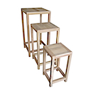 DOB66R - SET OF 3 NESTING TABLES