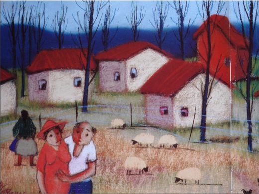 DS1078 HOUSES (100x80 cm)