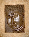 HSS31 - RELIEF BUDDHA FACE WITH FRAME