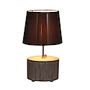 HLD14 - CHAMPAGNE LAMP ROUND BEDSIDE