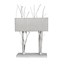 HLN02W - LAMP DOUBLES BRANCH WHITE