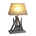 HLN09 - LAMP TRAPEZIUM WOOD