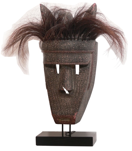 HWP016 African Mask With Hair