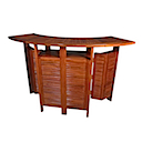MGF564T - SARNIA BAR TABLE TEAK (Opened-Front View)
