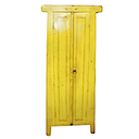 MM200 - CHINESE SMALL CUPBOARD YELLOW