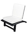 LAZY CHAIR WHITE FABRIC