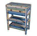 PLY50 - CASUAL TABLE 1 Drawer (Blue)