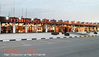 Maison Chic Showroom at Ras Al Khaimah.